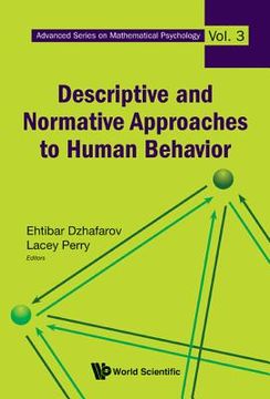 portada descriptive and normative approaches to human behavior