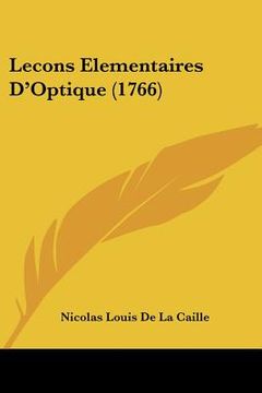 portada lecons elementaires d'optique (1766) (in English)