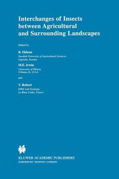 portada interchanges of insects between agricultural and surrounding landscapes (en Inglés)