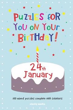 portada Puzzles for you on your Birthday - 24th January (en Inglés)
