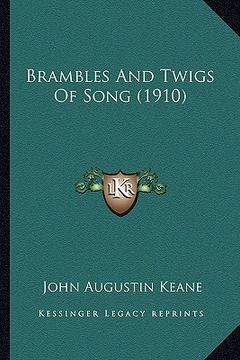 portada brambles and twigs of song (1910) (in English)