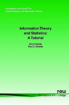 portada information theory and statistics: a tutorial (in English)