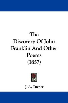 portada the discovery of john franklin and other poems (1857)
