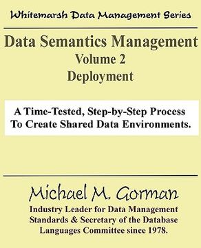 portada data semantics management, volume 2, deployment (en Inglés)