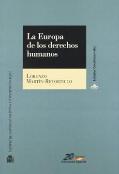 portada La Europa de los Derechos Humanos (Estudios Constitucionales) (in Spanish)