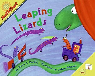 portada Leaping Lizards (Mathstart 1) (in English)
