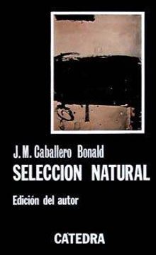 portada Seleccion natural/ Natural Selection (Letras hispanicas) (Spanish Edition)