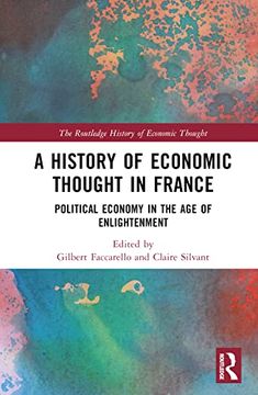 portada A History of Economic Thought in France (The Routledge History of Economic Thought) (en Inglés)