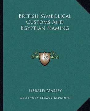 portada british symbolical customs and egyptian naming (en Inglés)