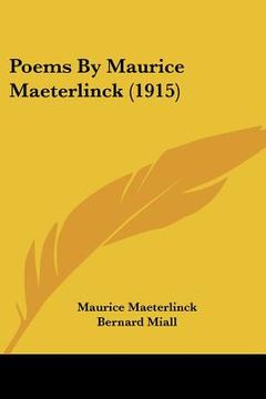 portada poems by maurice maeterlinck (1915) (in English)