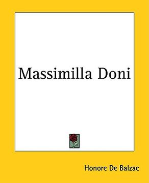 portada massimilla doni (in English)