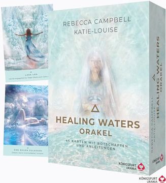 portada Healing Waters Orakel - 44 Karten mit Botschaften und Anleitungen (in German)