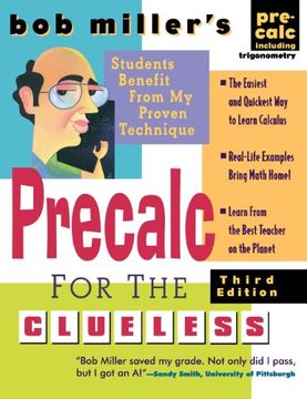 portada Bob Miller's Precalc for the Clueless (en Inglés)