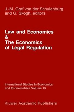 portada law and economics and the economics of legal regulation (en Inglés)