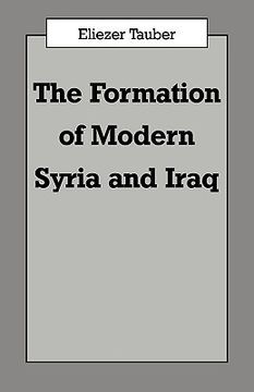 portada formation of modern syria and iraq (en Inglés)