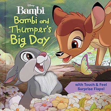 portada Disney: Bambi and Thumper'S big day (Touch and Feel) (in English)