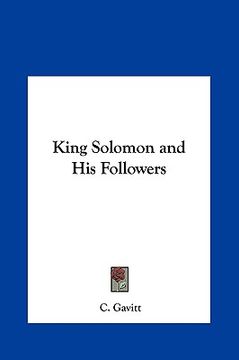 portada king solomon and his followers