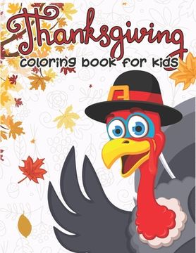 portada Thanksgiving Coloring Book for Kids: 50 Thanksgiving Coloring Pages for Kids