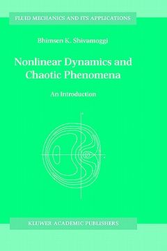 portada nonlinear dynamics and chaotic phenomena: an introduction (in English)
