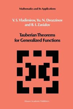 portada Tauberian Theorems for Generalized Functions (en Inglés)