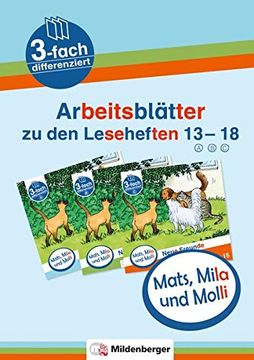 portada Mats, Mila und Molly Arbeitsblatter Lesehefte 13-18 (in German)