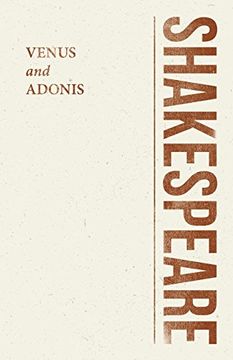 portada Venus and Adonis (Shakespeare Library) 