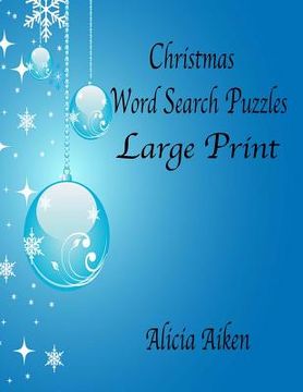 portada Christmas Word Search Puzzles Large Print (in English)