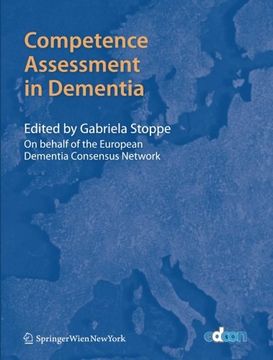 portada competence assessment in dementia (en Inglés)