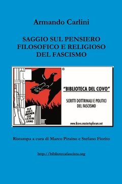 portada Saggio sul pensiero filosofico e religioso del Fascismo (in Italian)