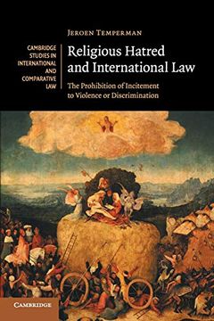 portada Religious Hatred and International law (Cambridge Studies in International and Comparative Law) (in English)