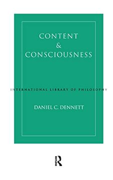 portada Content and Consciousness (International Library of Philosophy)