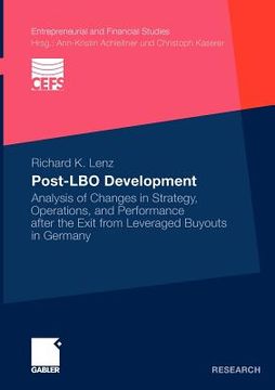 portada post-lbo development: analysis of changes in strategy, operations, and performance after the exit from leveraged buyouts in germany (en Inglés)