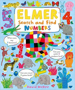 portada Elmer Search and Find Numbers (en Inglés)