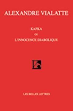 portada Kafka ou L'innocence Diabolique (en Italiano)