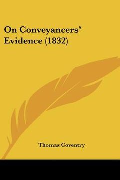 portada on conveyancers' evidence (1832) (en Inglés)