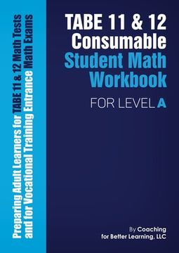 portada Tabe 11 and 12 Consumable Student Math Workbook for Level a (in English)