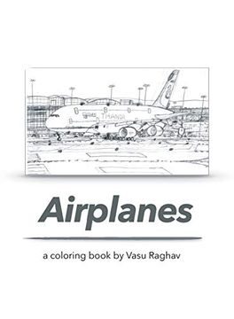 portada Airplanes: A Coloring Book by Vasu Raghav (en Inglés)