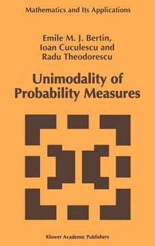 portada unimodality of probability measures (en Inglés)