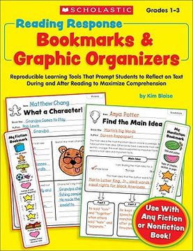 portada reading response bookmarks & graphic organizers (en Inglés)