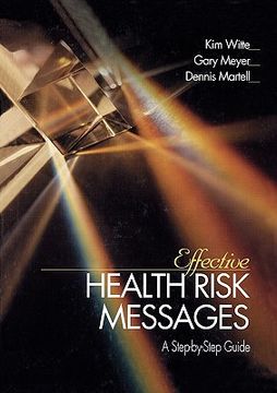 portada effective health risk messages: a step-by-step guide (en Inglés)
