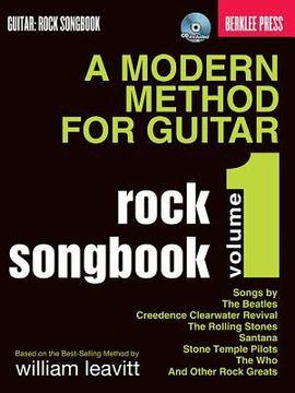 portada a modern method for guitar rock songbook (in English)