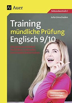 portada Training Mündliche Prüfung Englisch Klasse 9-10: Situationen Einüben - Techniken Anwenden - Lerninhalte Beherrschen (en Alemán)
