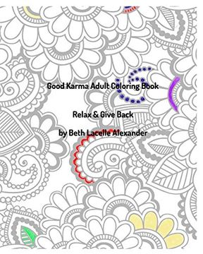 portada Good Karma Adult Colouring Book (en Inglés)