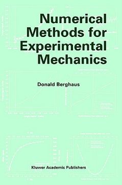 portada numerical methods for experimental mechanics (en Inglés)