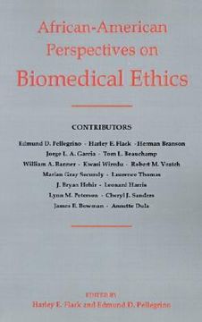 portada african-american perspectives on biomedical ethics (en Inglés)