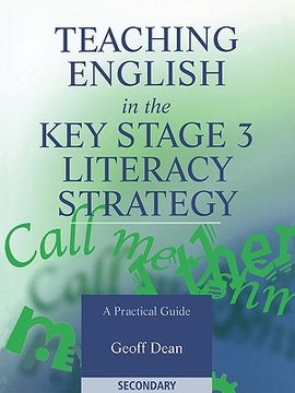 portada teaching english in the key stage 3 literacy strategy (en Inglés)