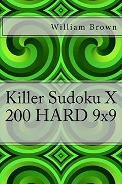 portada Killer Sudoku x - 200 Hard 9x9 (en Inglés)