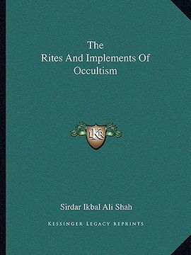 portada the rites and implements of occultism (in English)