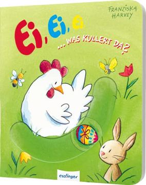 portada Ei, ei, ei, was Kullert Da? Ein Mitmachbuch mit Schiebe-Elementen, Ostergeschenk für Kinder ab 18 Monaten (en Alemán)