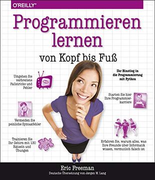 portada Programmieren Lernen von Kopf bis Fuß: Ihr Einstieg in die Programmierung mit Python (in German)